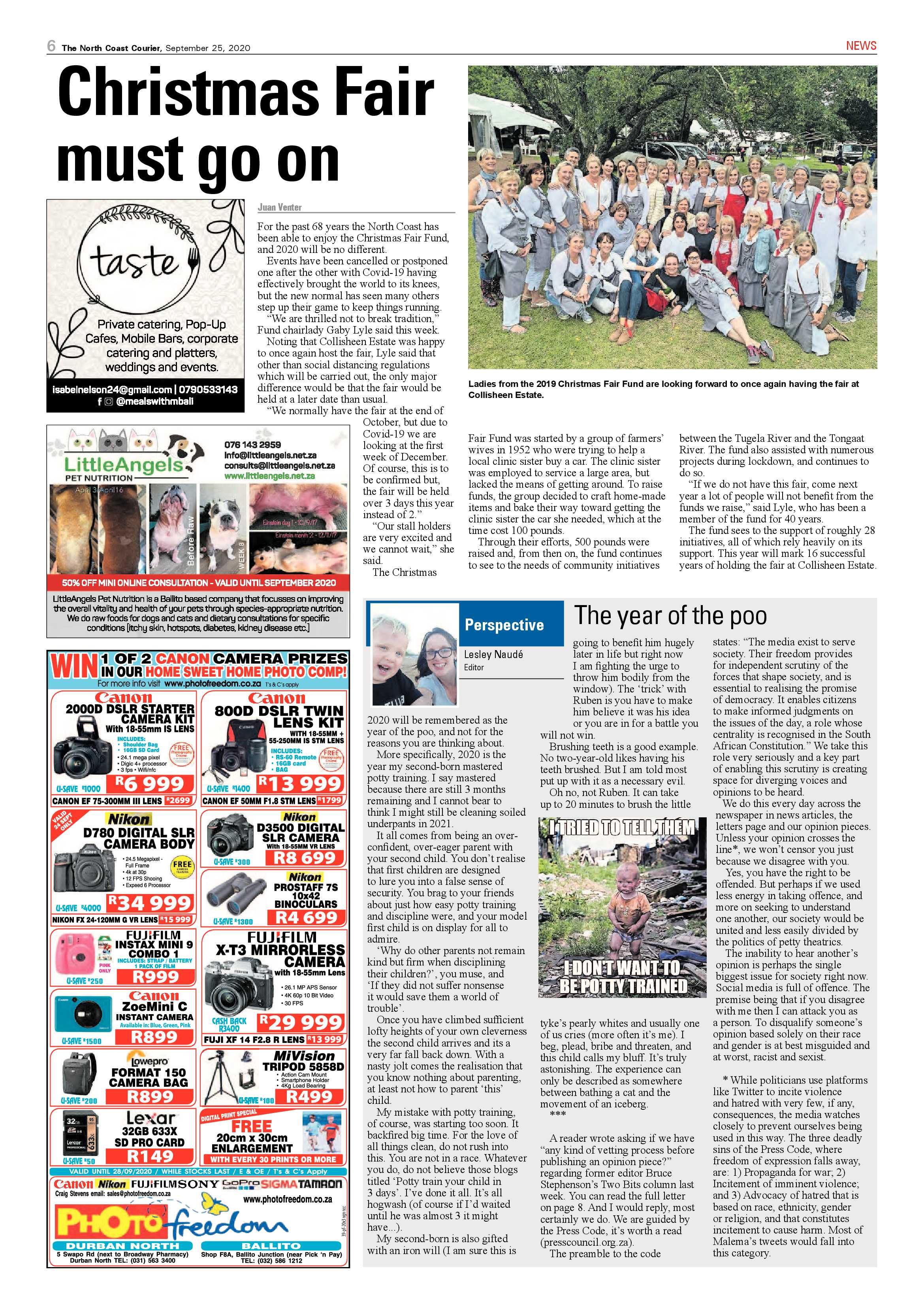 North Coast Courier 25 September 2020 page 6
