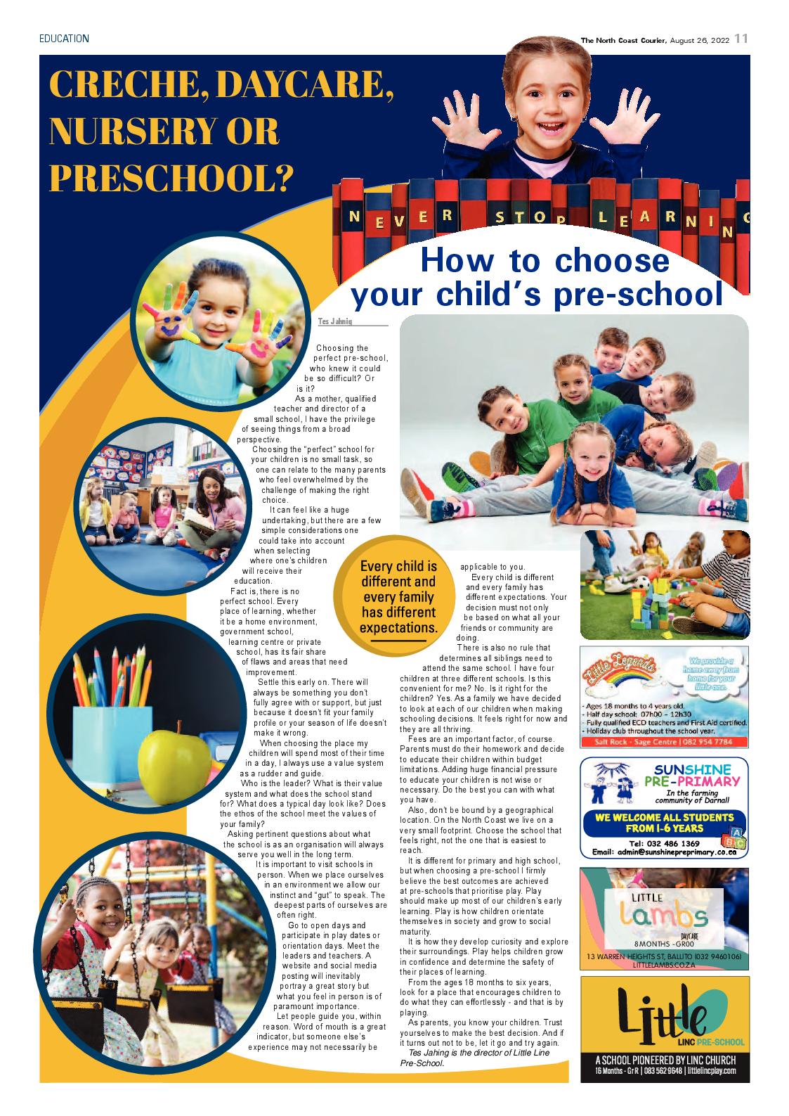 North Coast Courier 26 August 2022 page 11