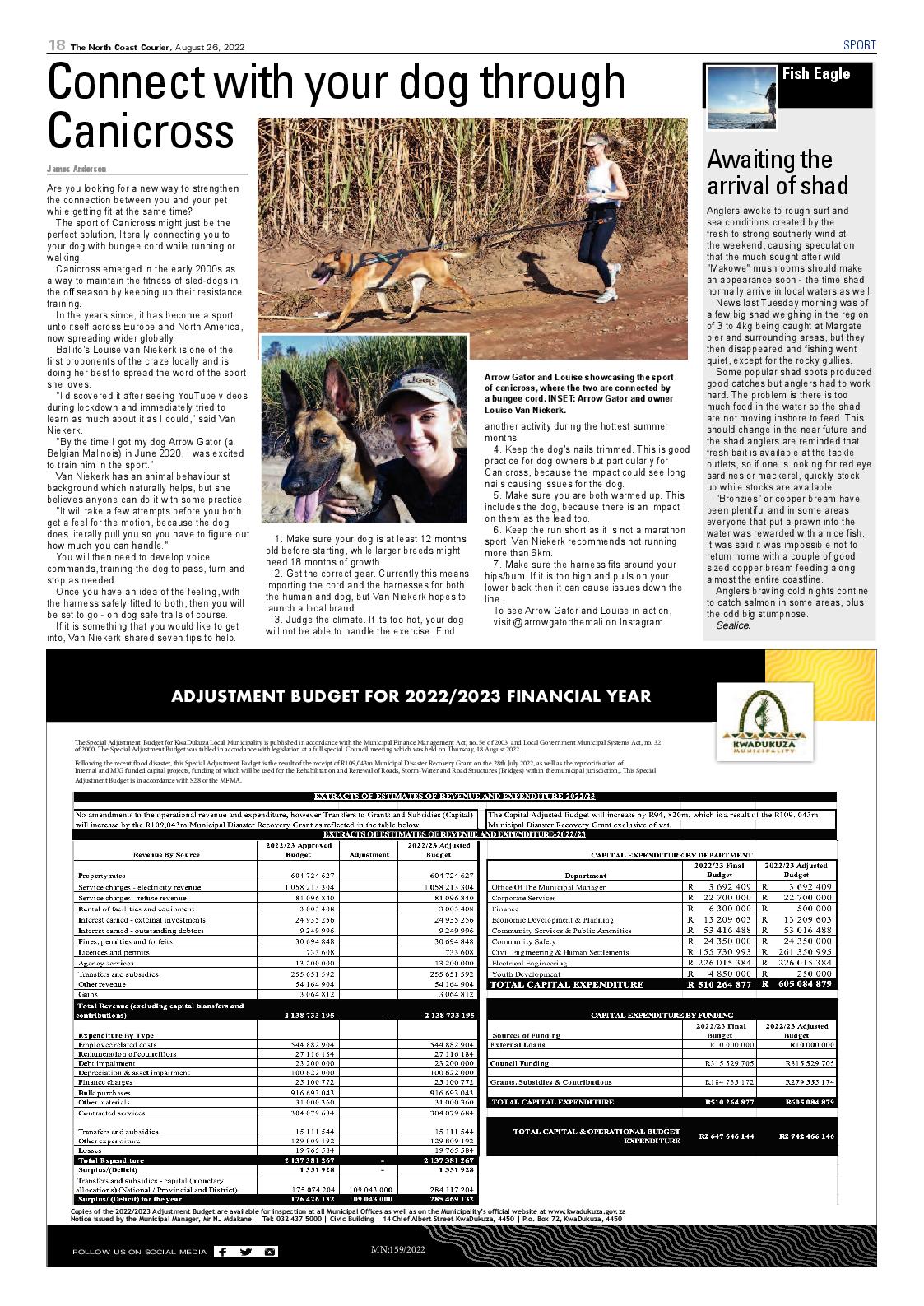 North Coast Courier 26 August 2022 page 18