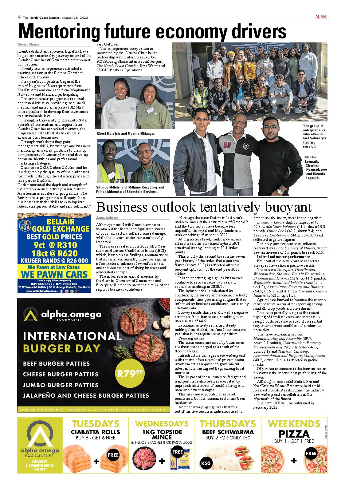 North Coast Courier 26 August 2022 page 4