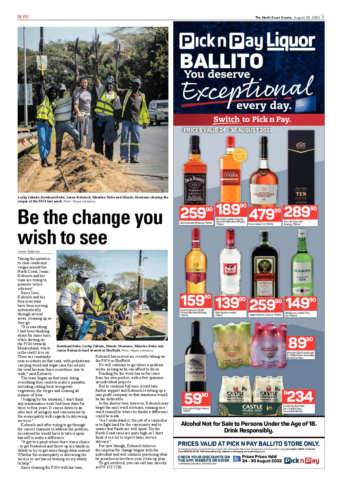 North Coast Courier 26 August 2022 page 5