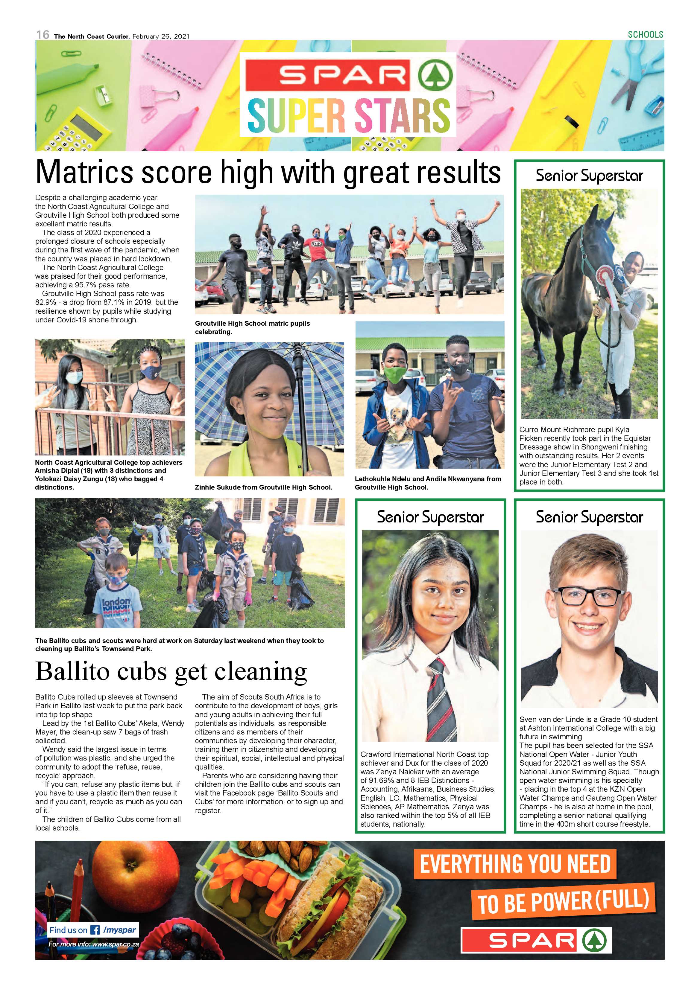 North Coast Courier 26 February 2021 page 16