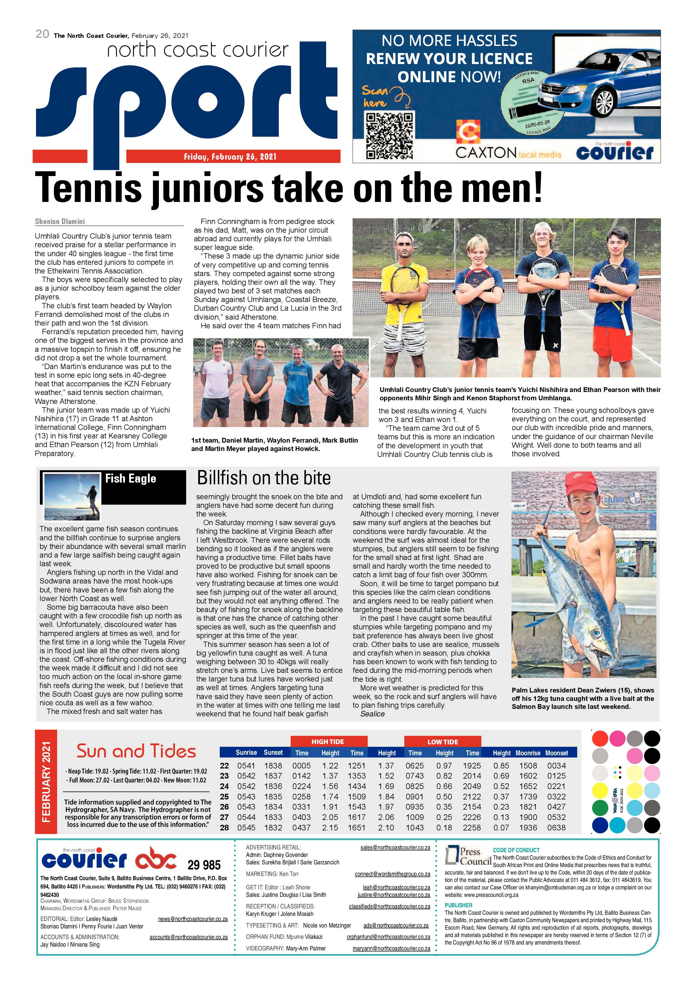 North Coast Courier 26 February 2021 page 20