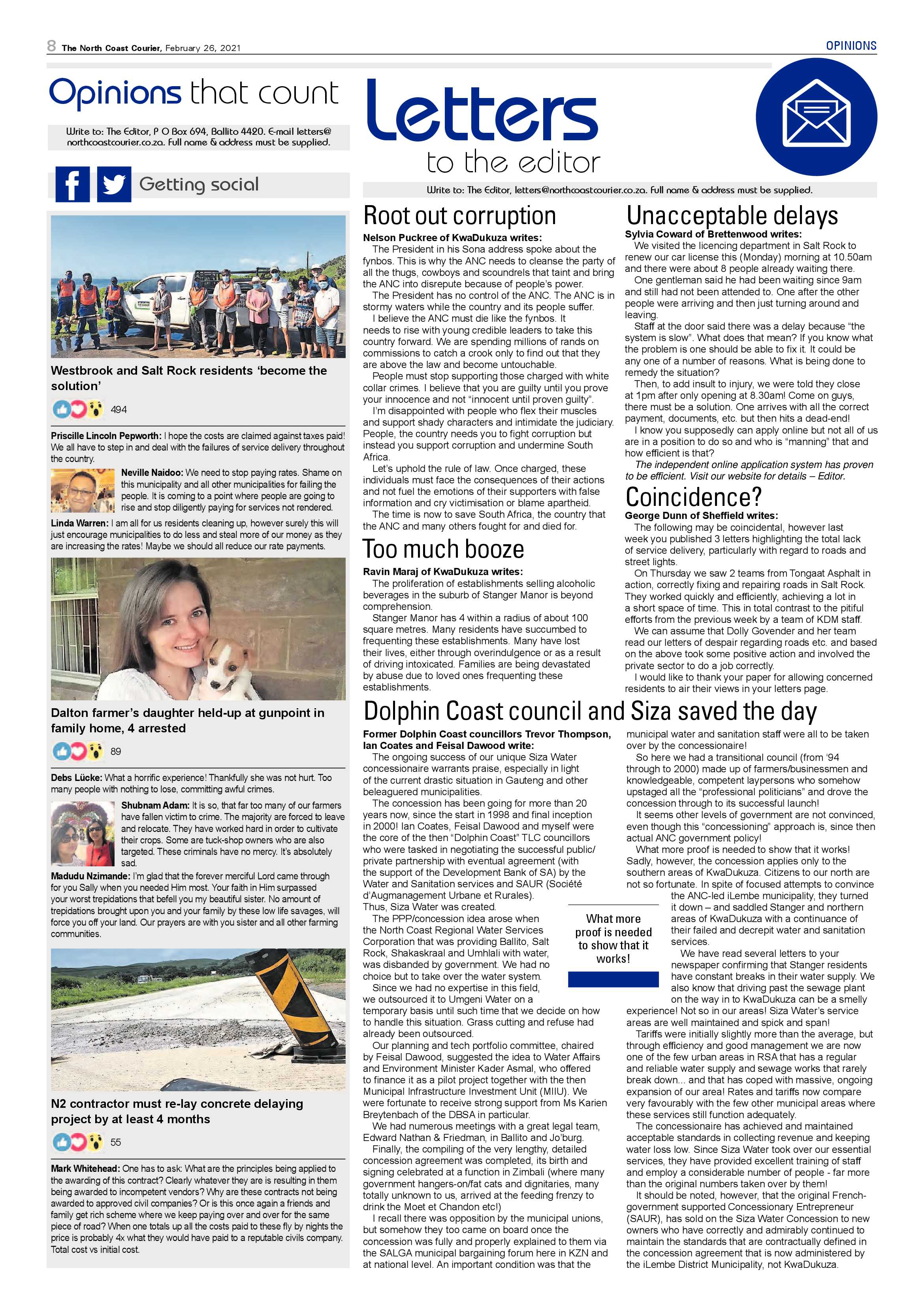 North Coast Courier 26 February 2021 page 8