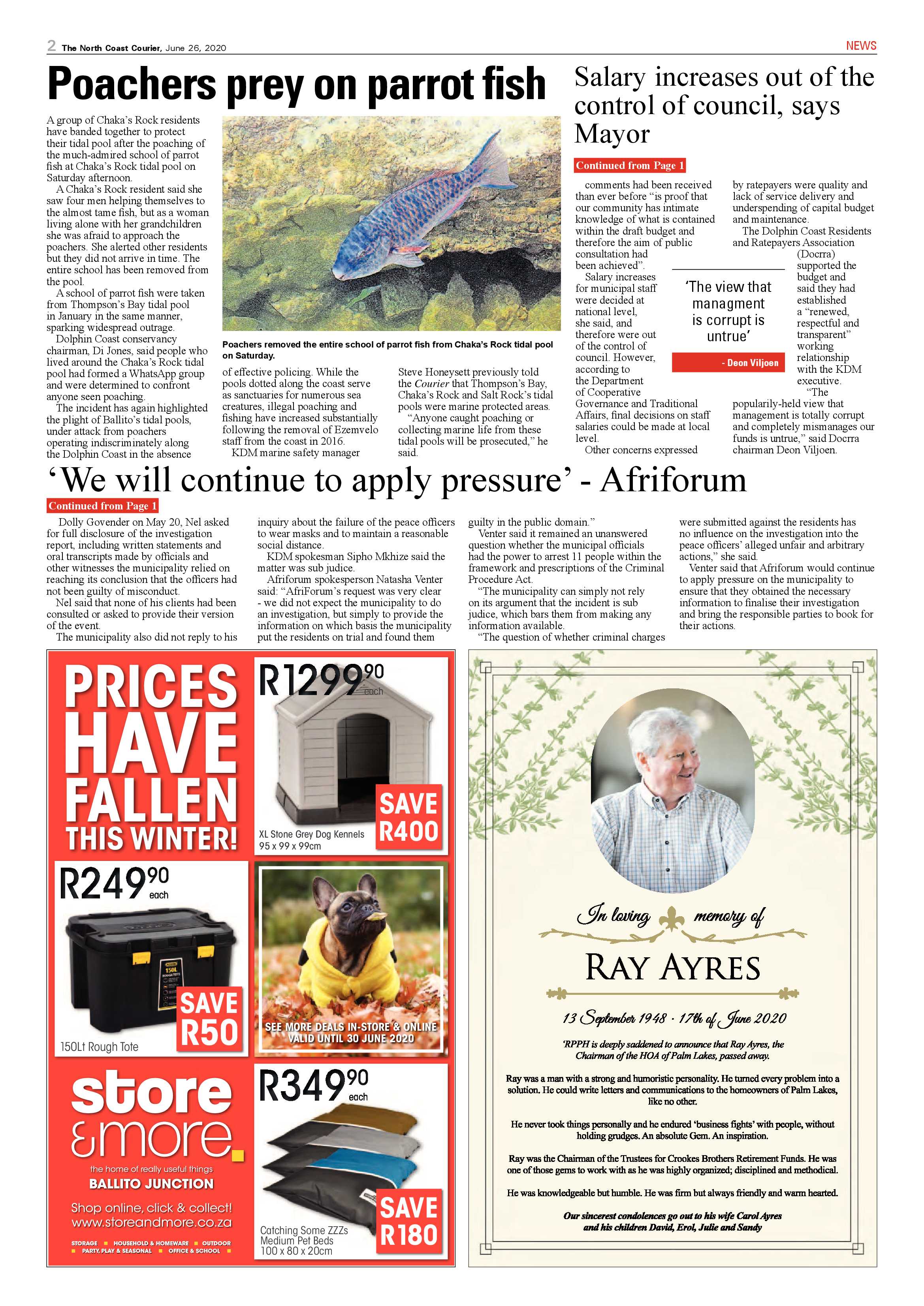 North Coast Courier 26 June 2020 page 2