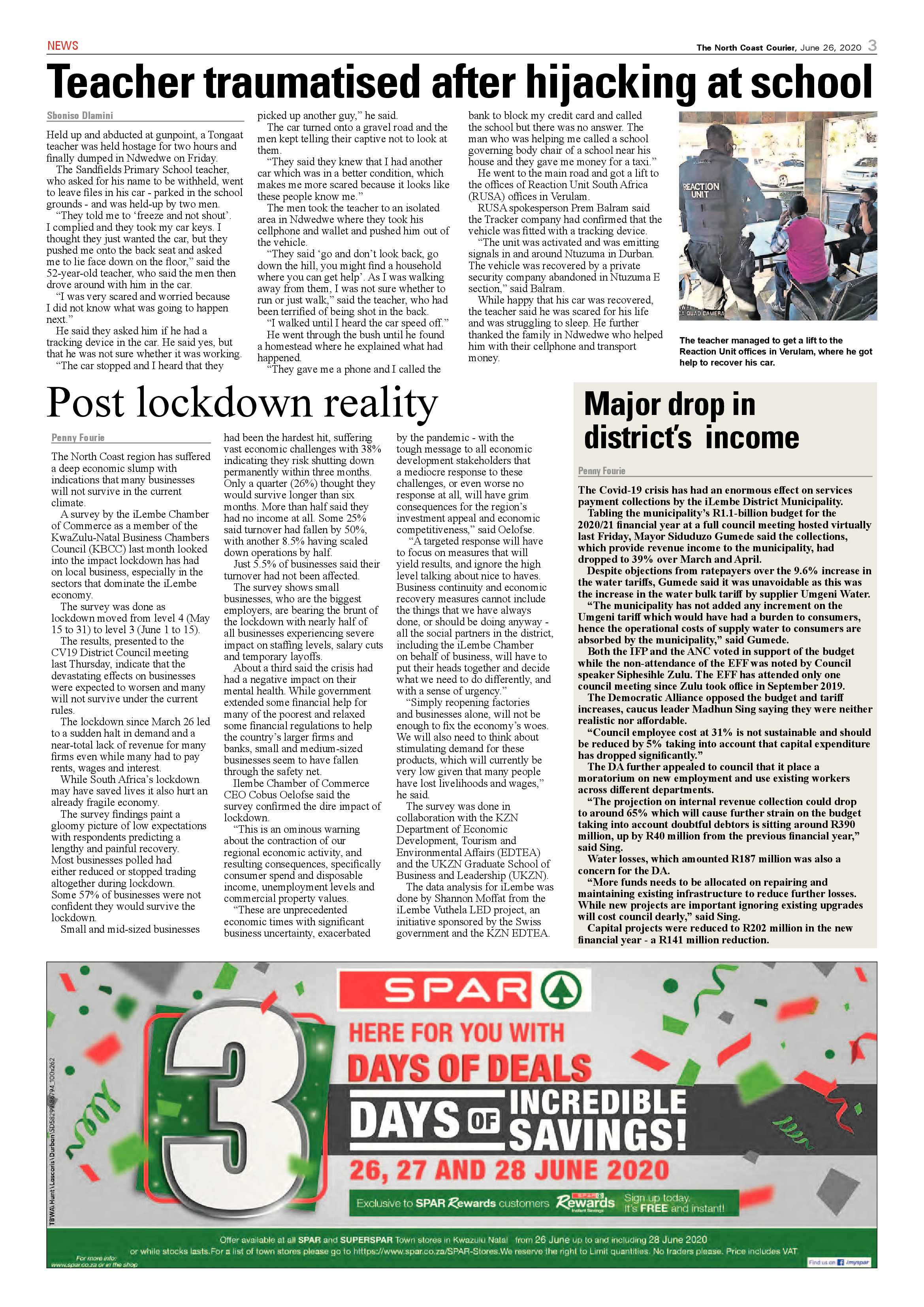 North Coast Courier 26 June 2020 page 3