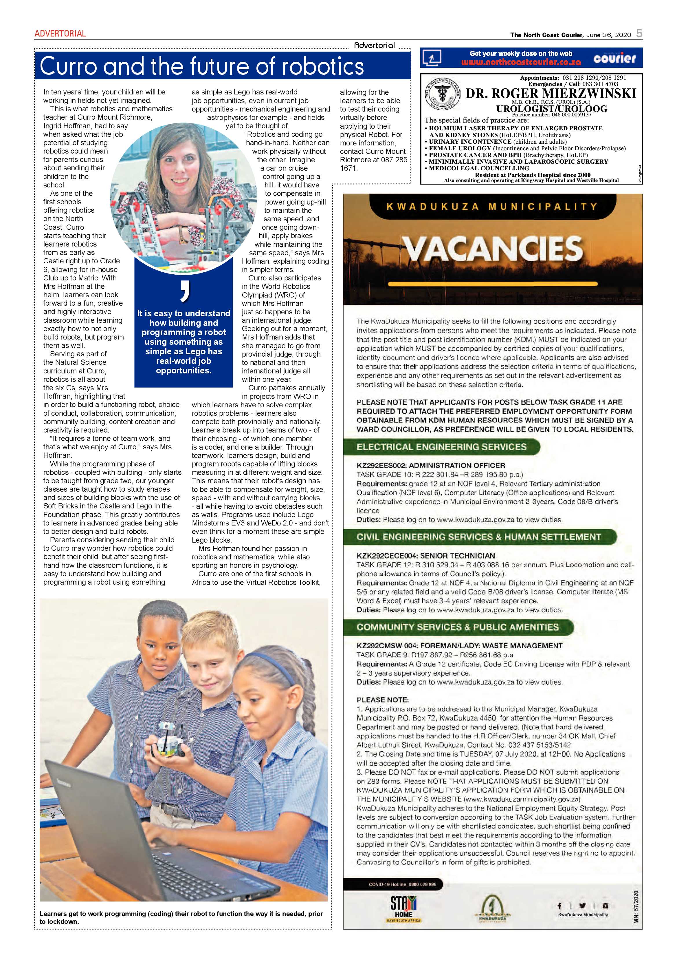 North Coast Courier 26 June 2020 page 5
