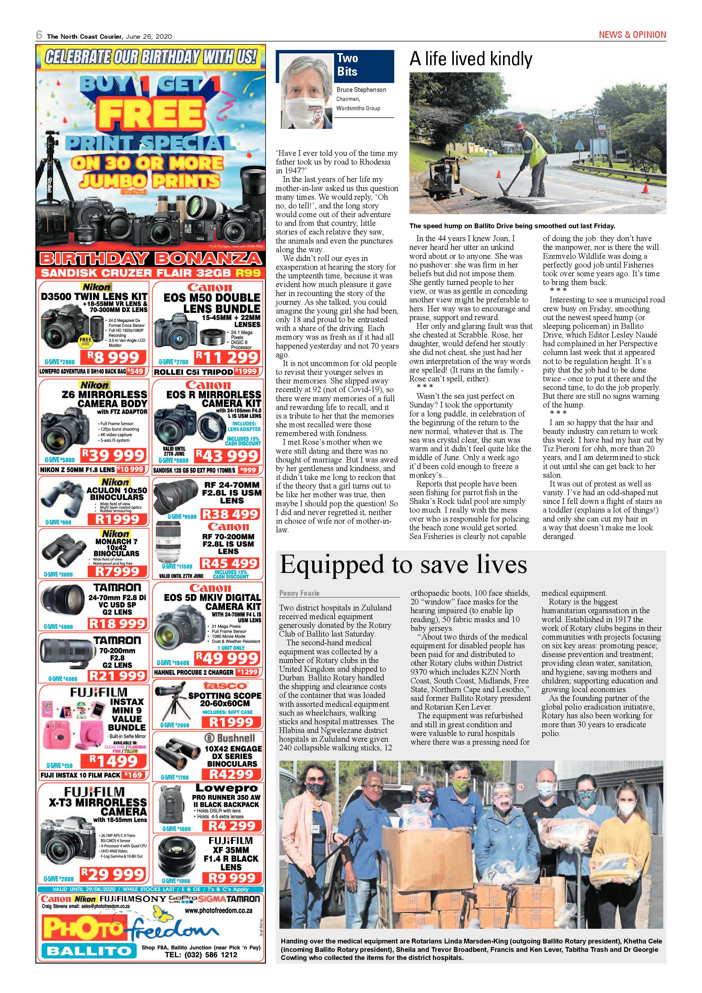 North Coast Courier 26 June 2020 page 6