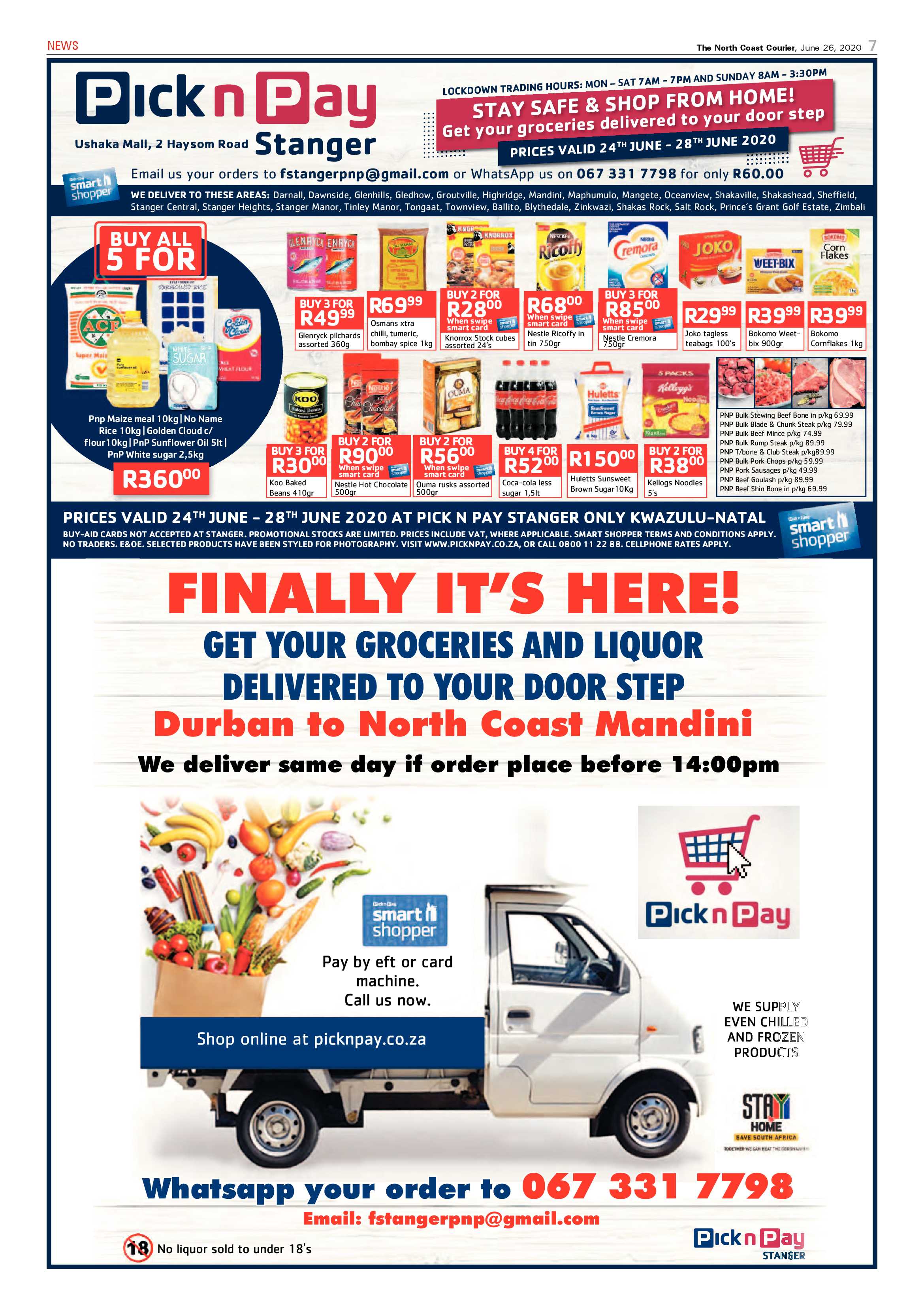 North Coast Courier 26 June 2020 page 7