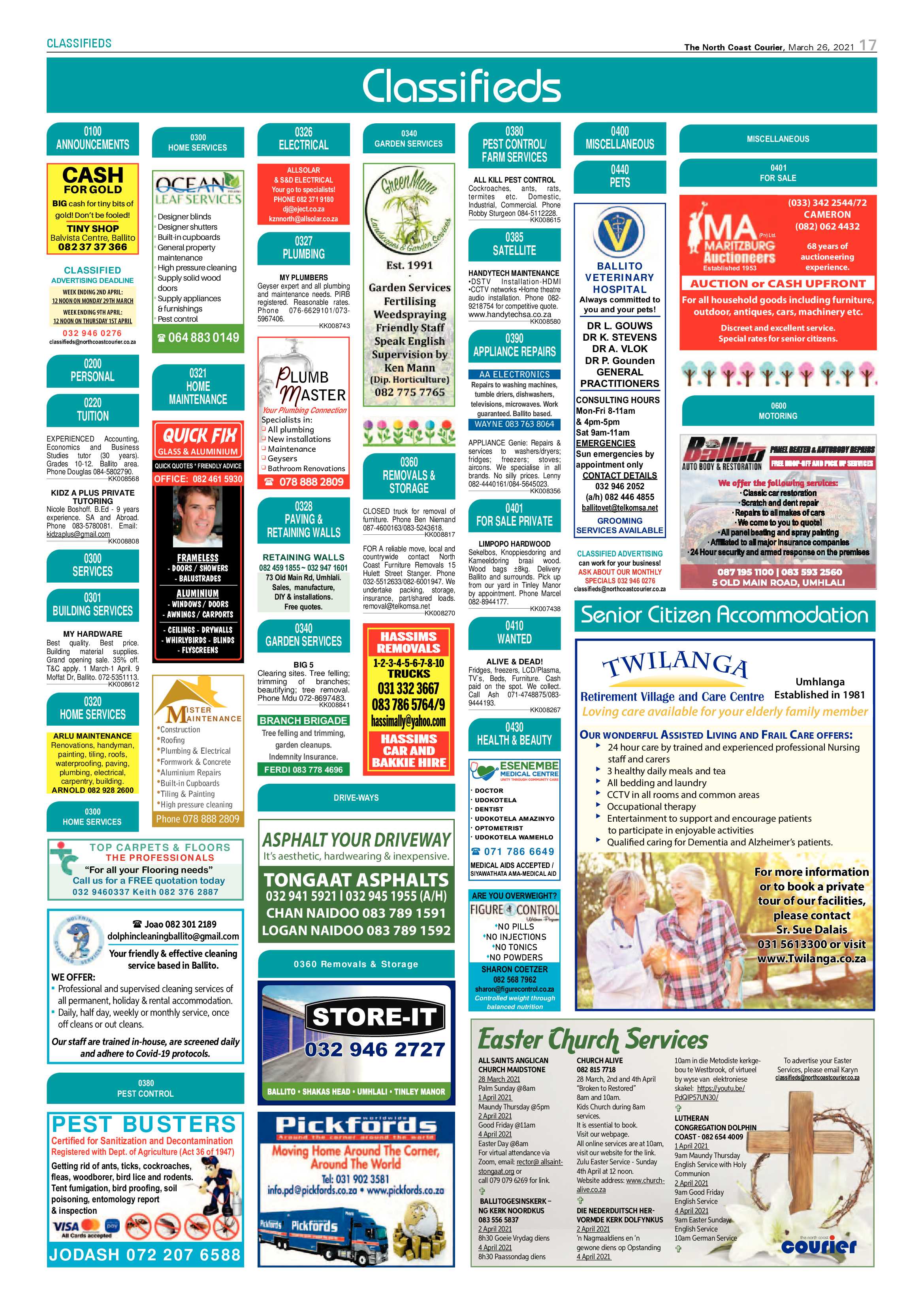 North Coast Courier 26 March 2021 page 17