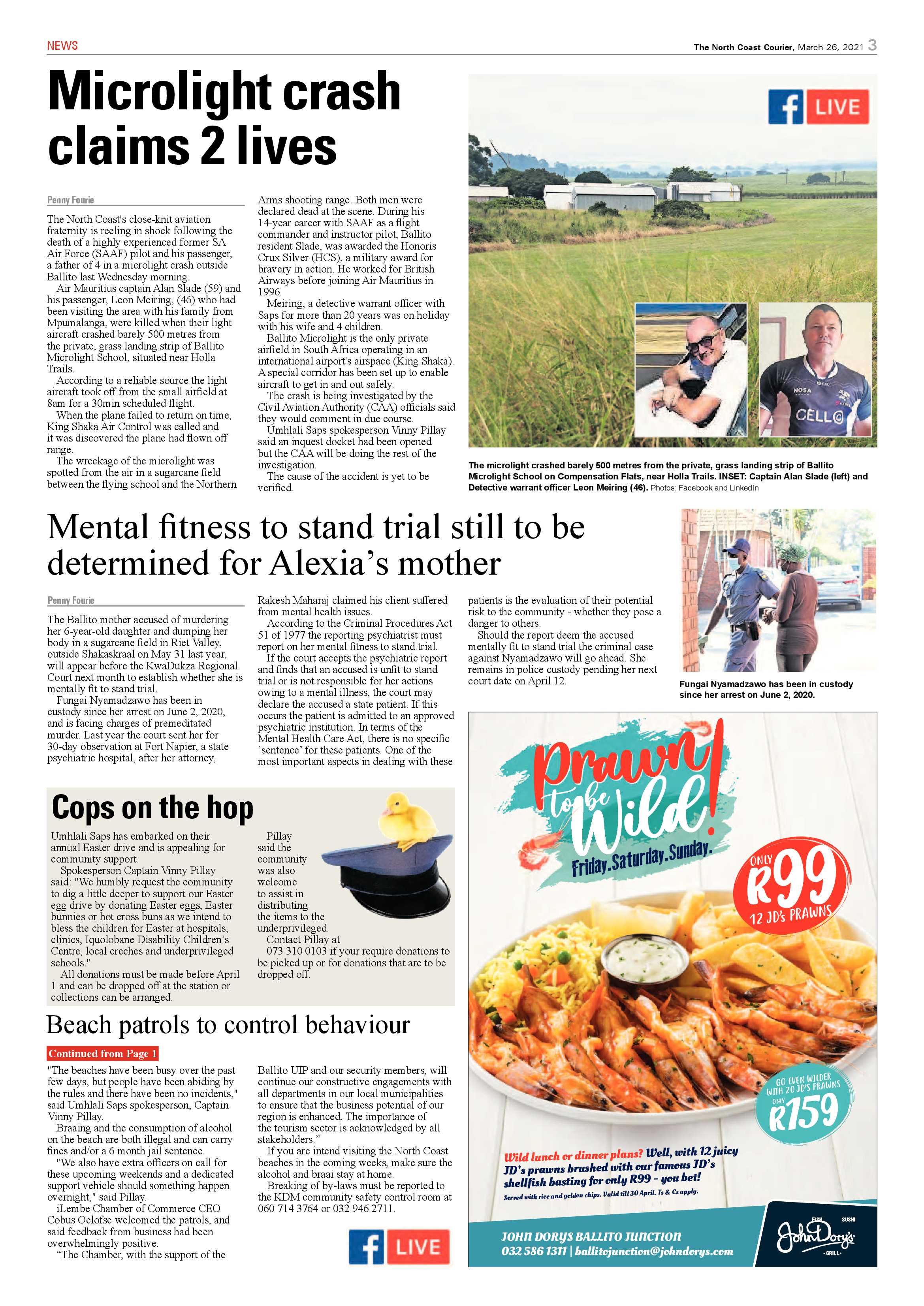 North Coast Courier 26 March 2021 page 3