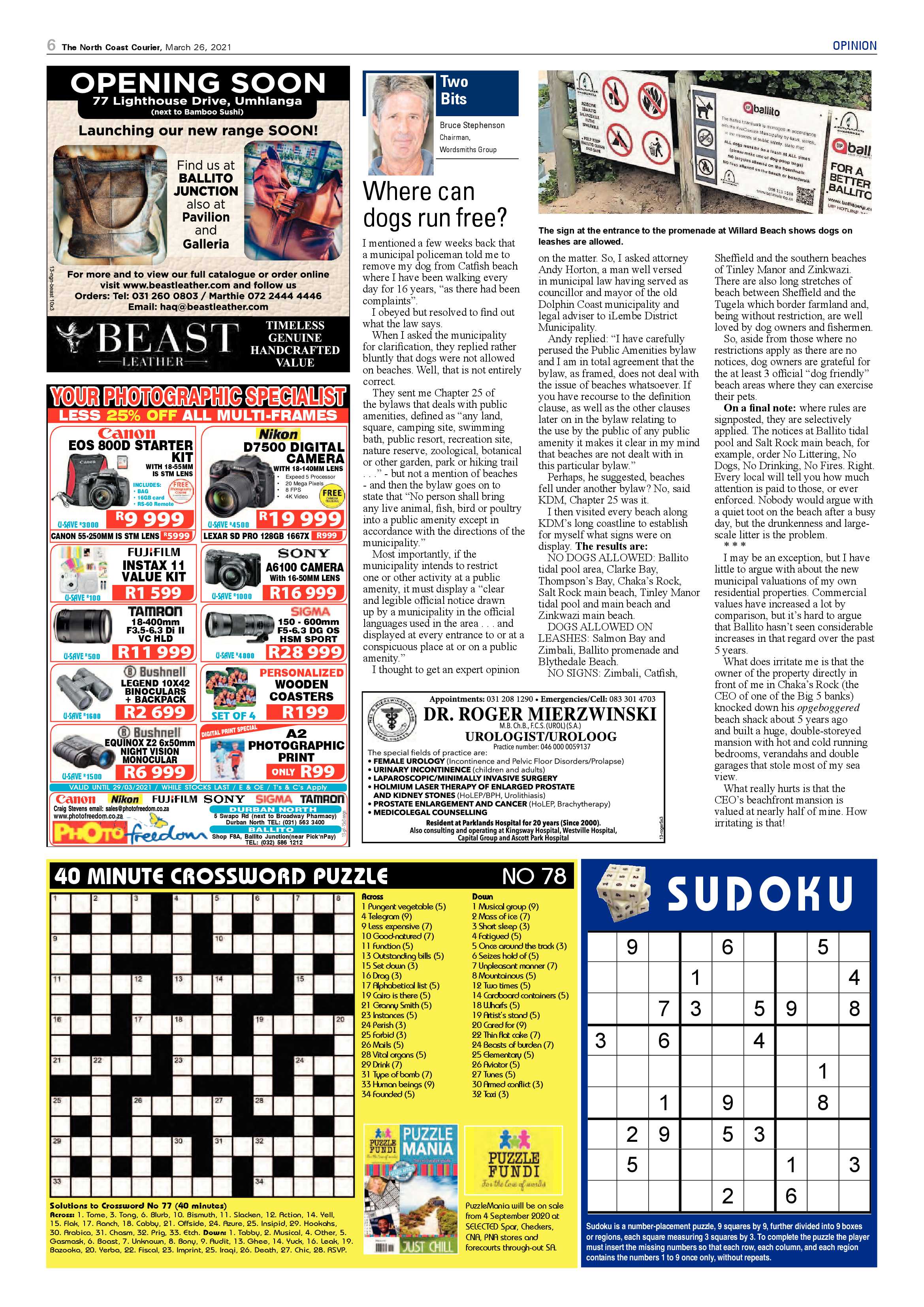 North Coast Courier 26 March 2021 page 6