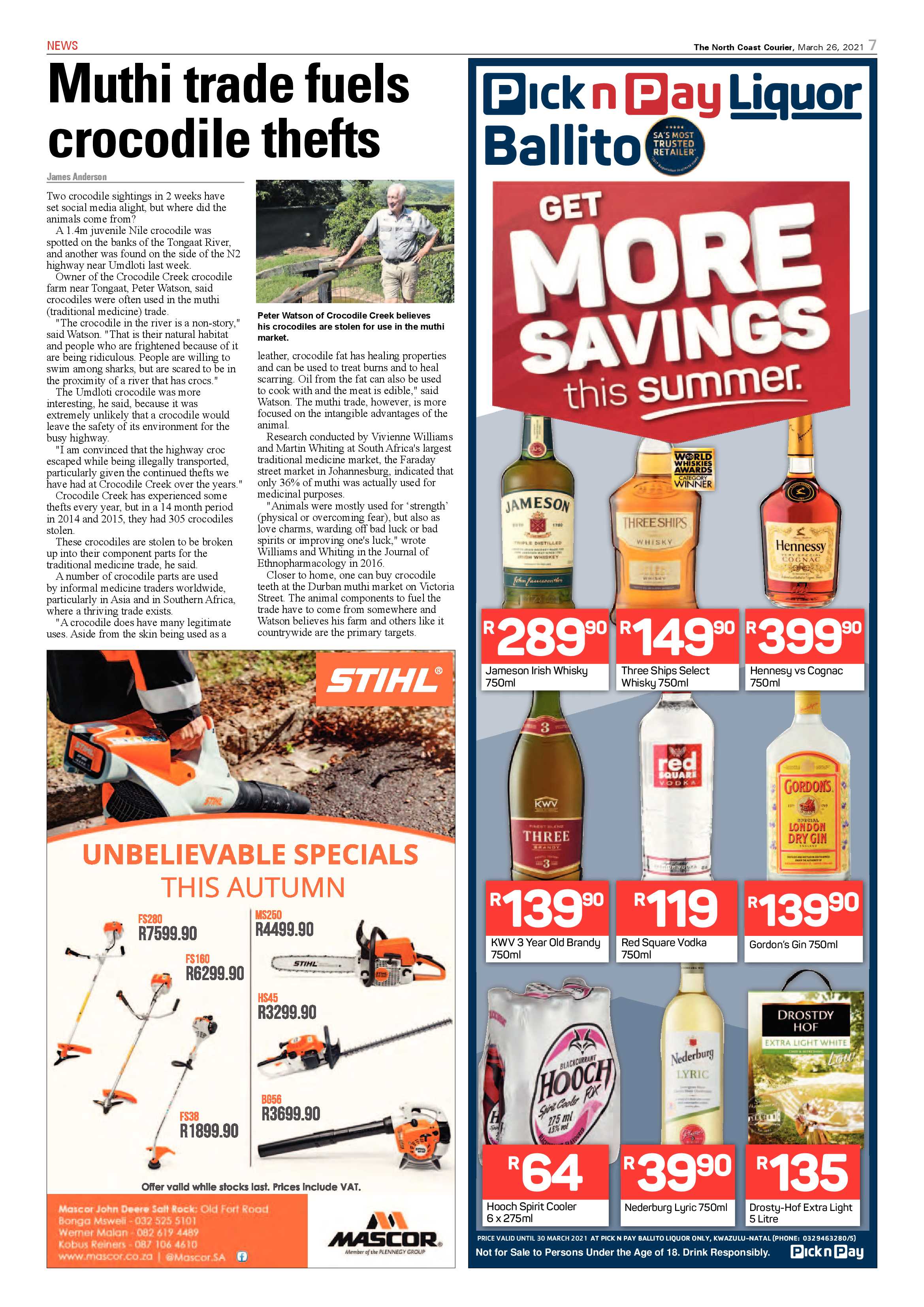 North Coast Courier 26 March 2021 page 7