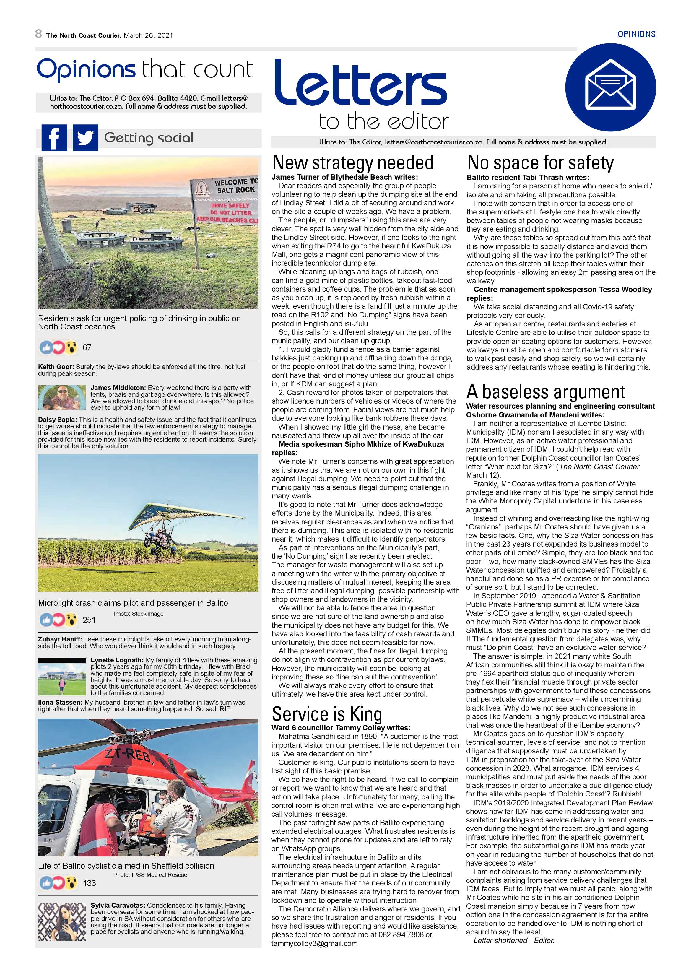 North Coast Courier 26 March 2021 page 8
