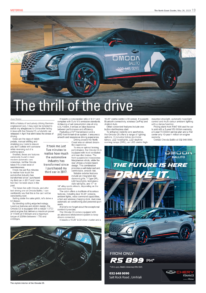 North Coast Courier 26 May 2023 page 19