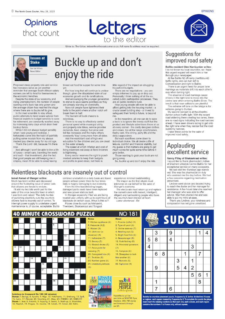 North Coast Courier 26 May 2023 page 8