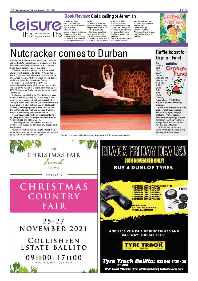 North Coast Courier 26 November 2021 page 14