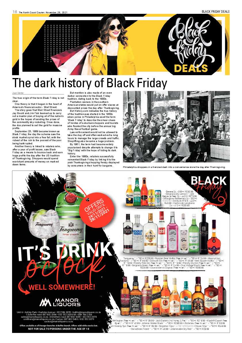 North Coast Courier 26 November 2021 page 16