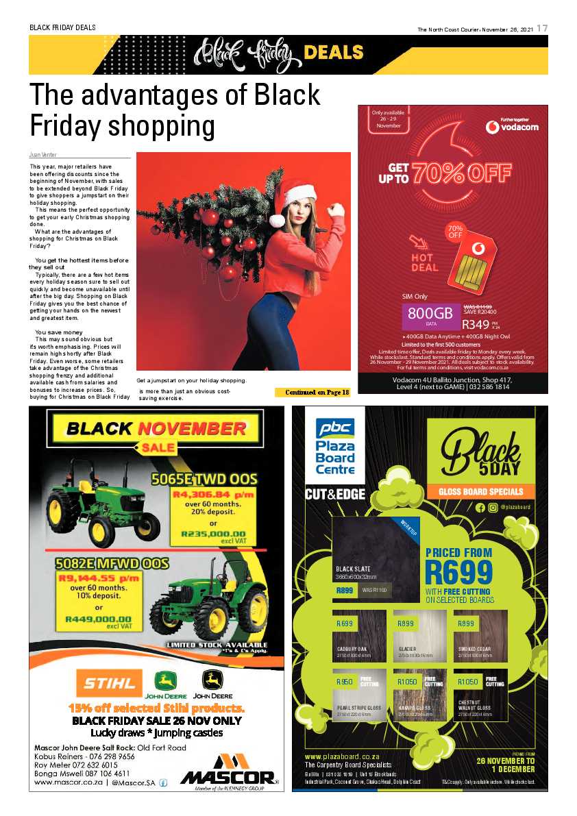 North Coast Courier 26 November 2021 page 17