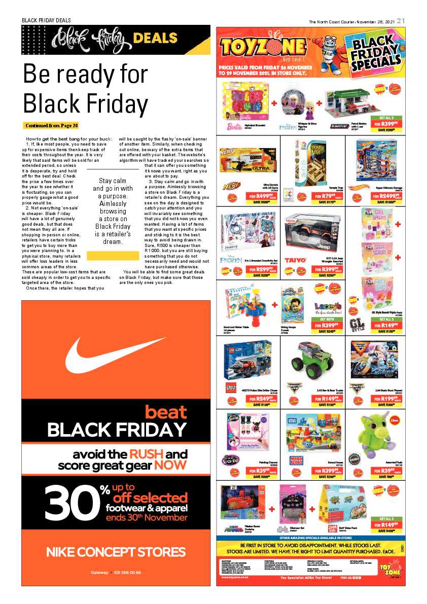 North Coast Courier 26 November 2021 page 21