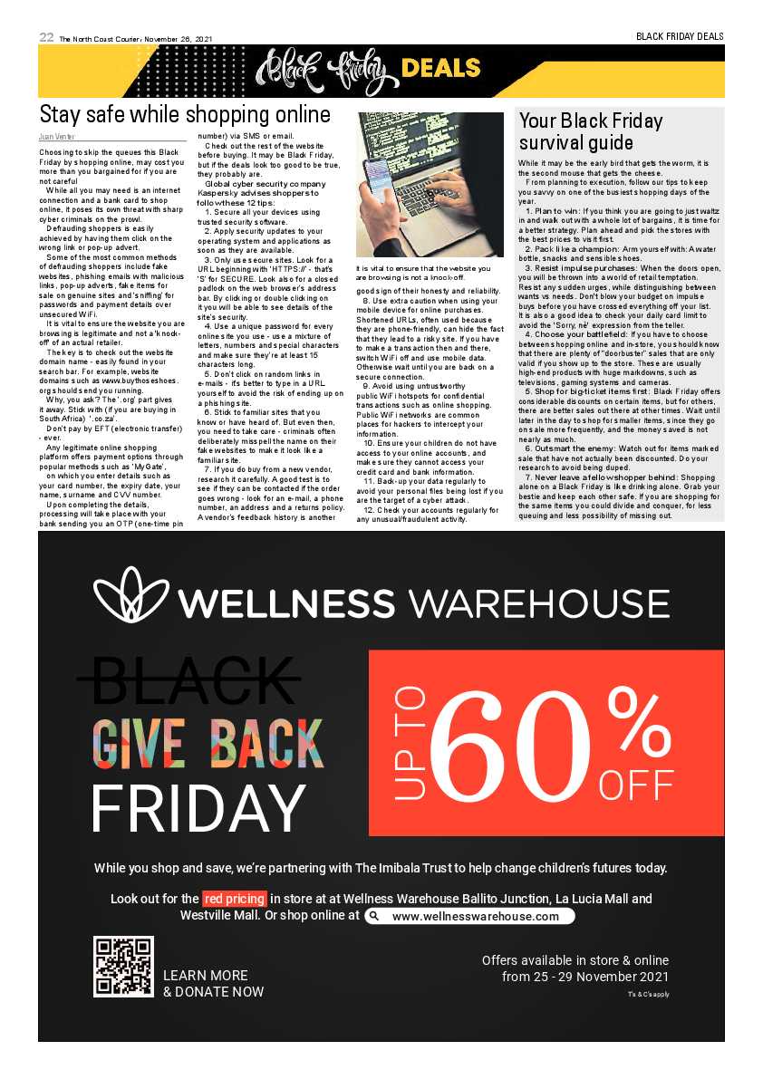 North Coast Courier 26 November 2021 page 22