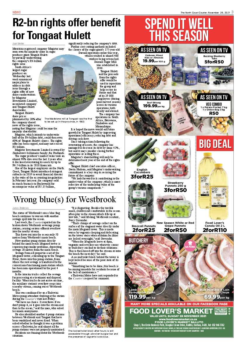 North Coast Courier 26 November 2021 page 3