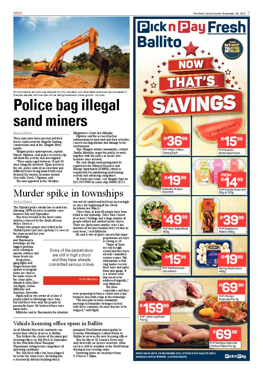 North Coast Courier 26 November 2021 page 7