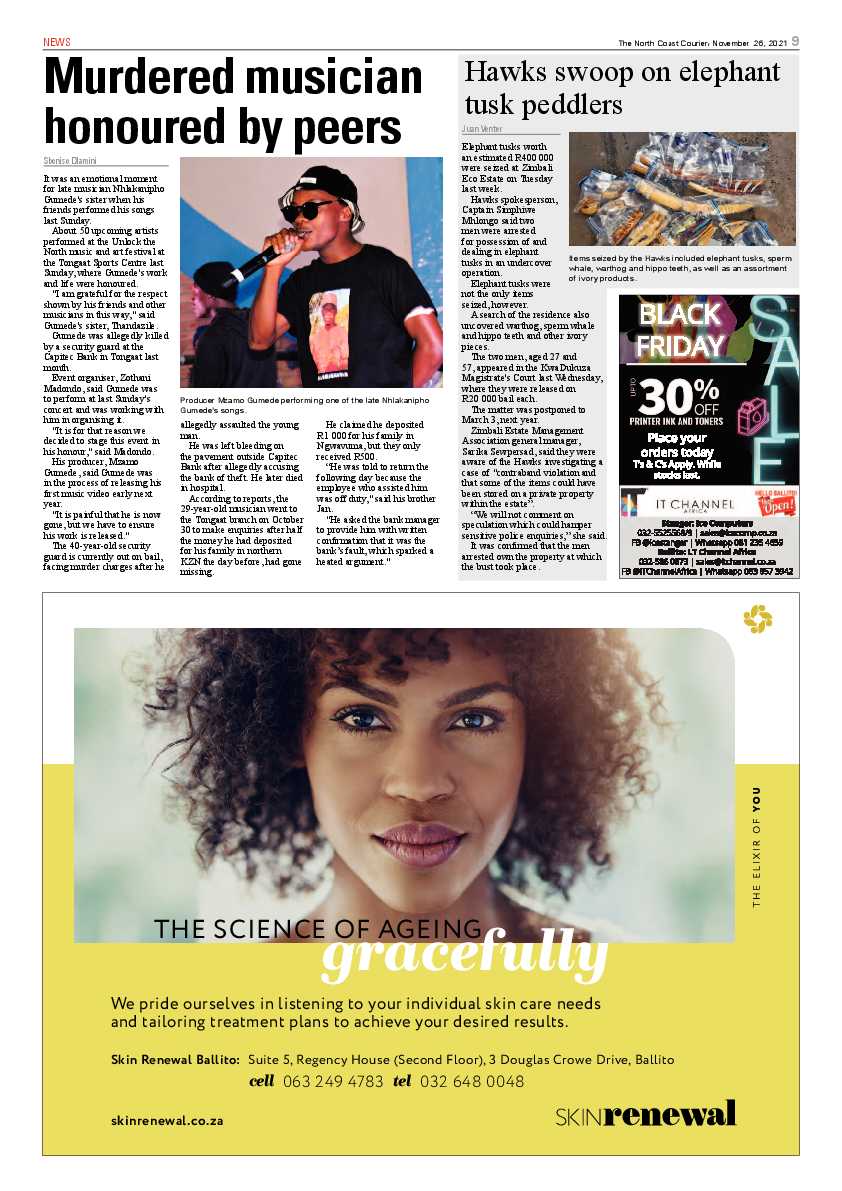 North Coast Courier 26 November 2021 page 9