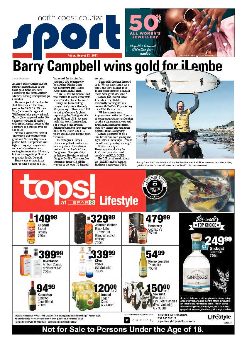 North Coast Courier 27 August 2021 page 16