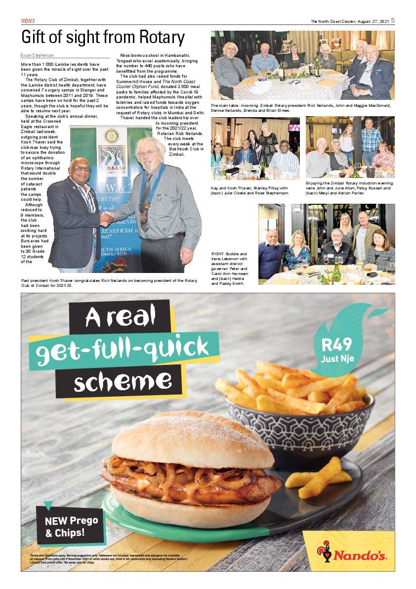 North Coast Courier 27 August 2021 page 5