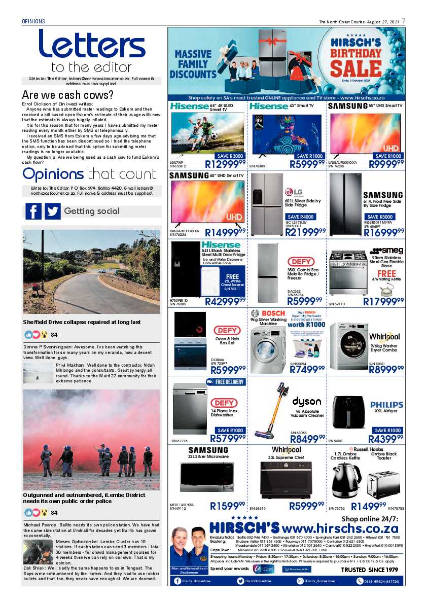 North Coast Courier 27 August 2021 page 7
