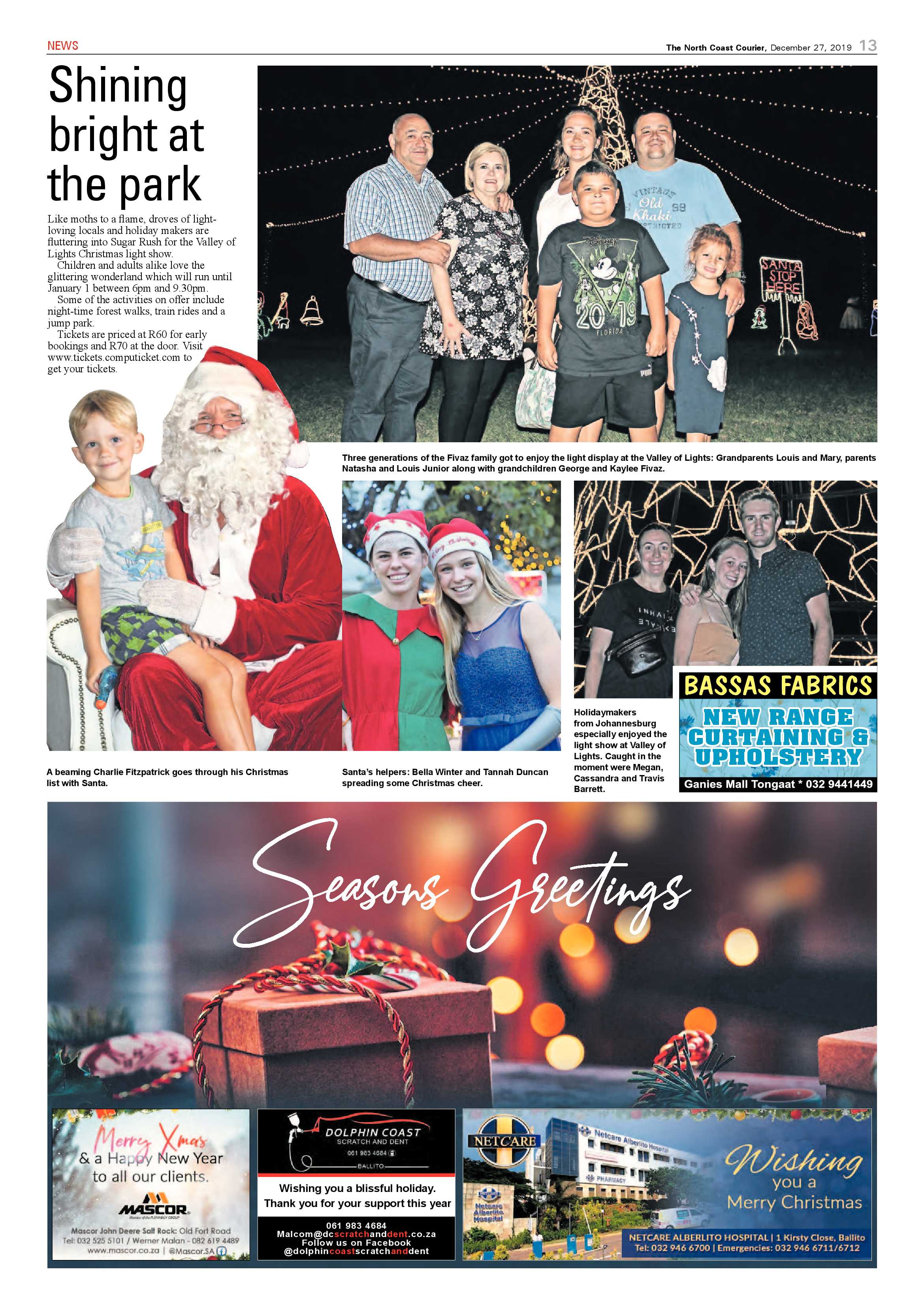 North Coast Courier 27 December 2019 page 13