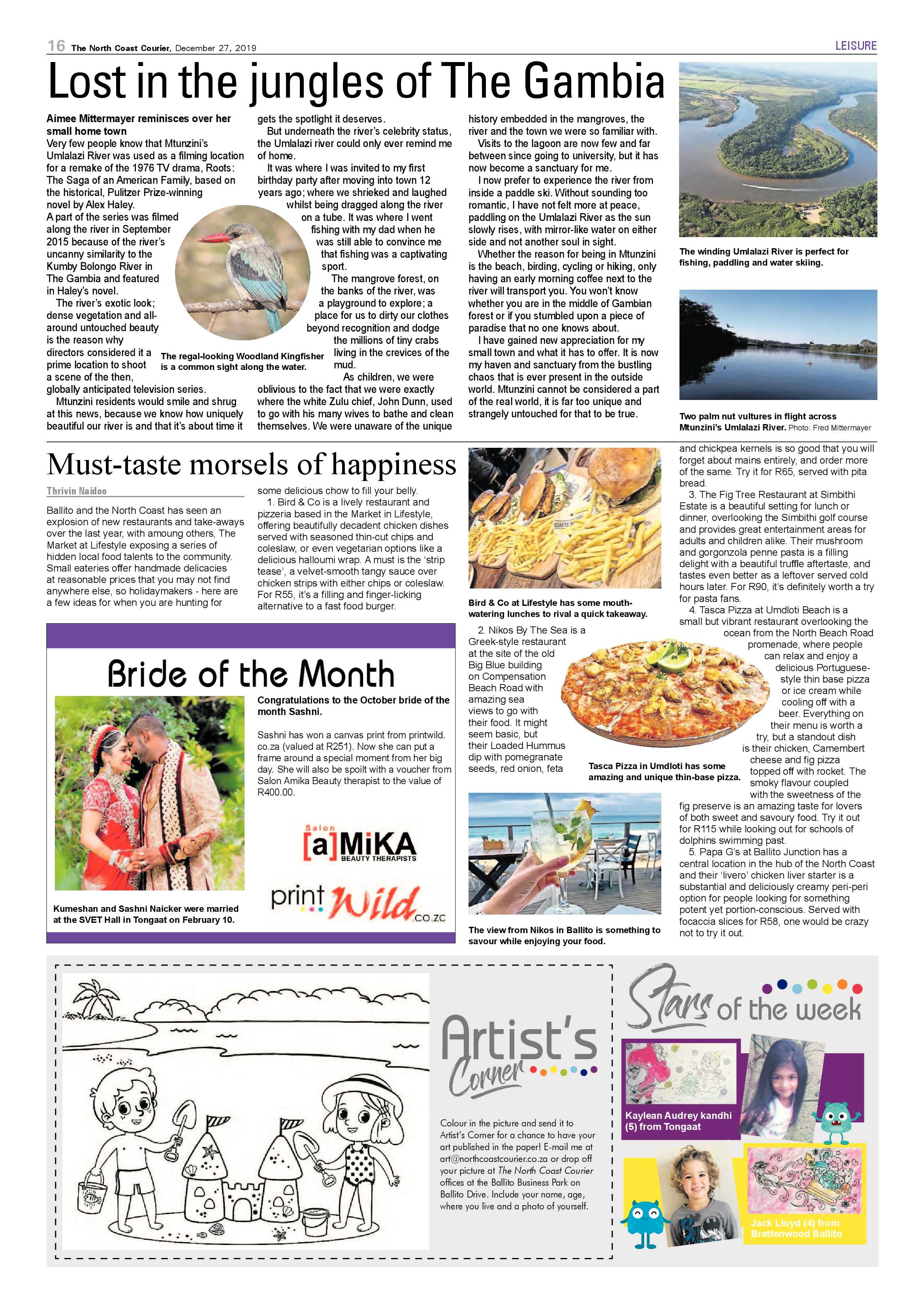 North Coast Courier 27 December 2019 page 16