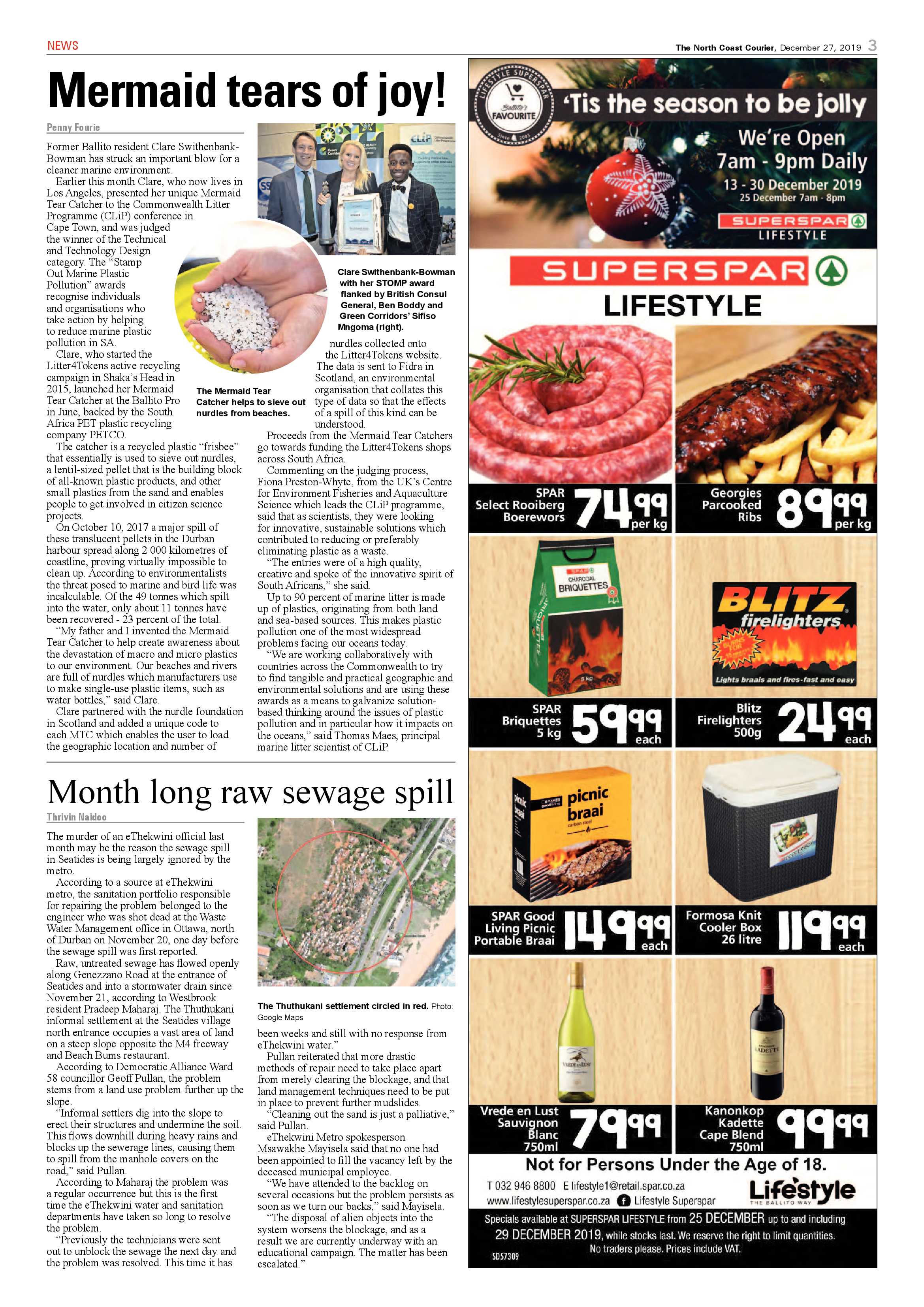 North Coast Courier 27 December 2019 page 3