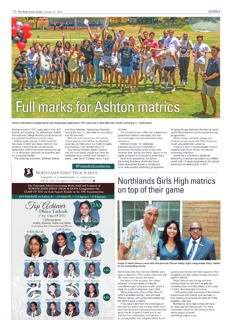 North Coast Courier 27 January 2023 page 16