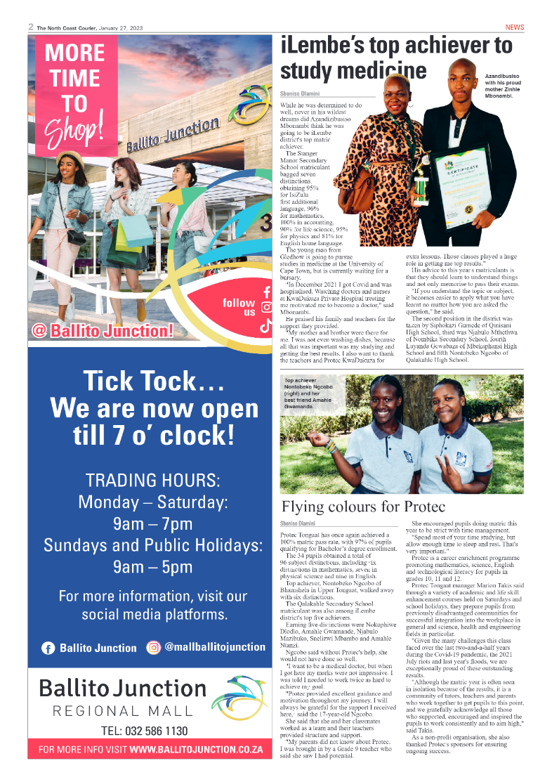 North Coast Courier 27 January 2023 page 2