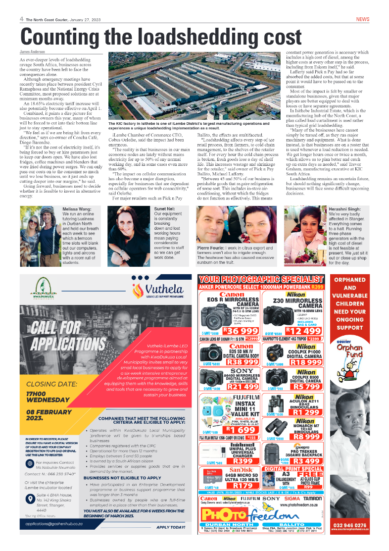 North Coast Courier 27 January 2023 page 4