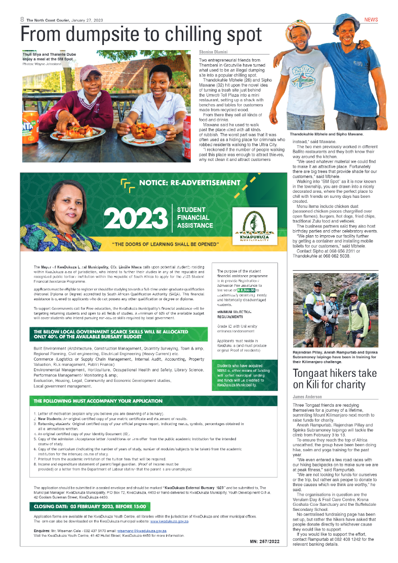 North Coast Courier 27 January 2023 page 8