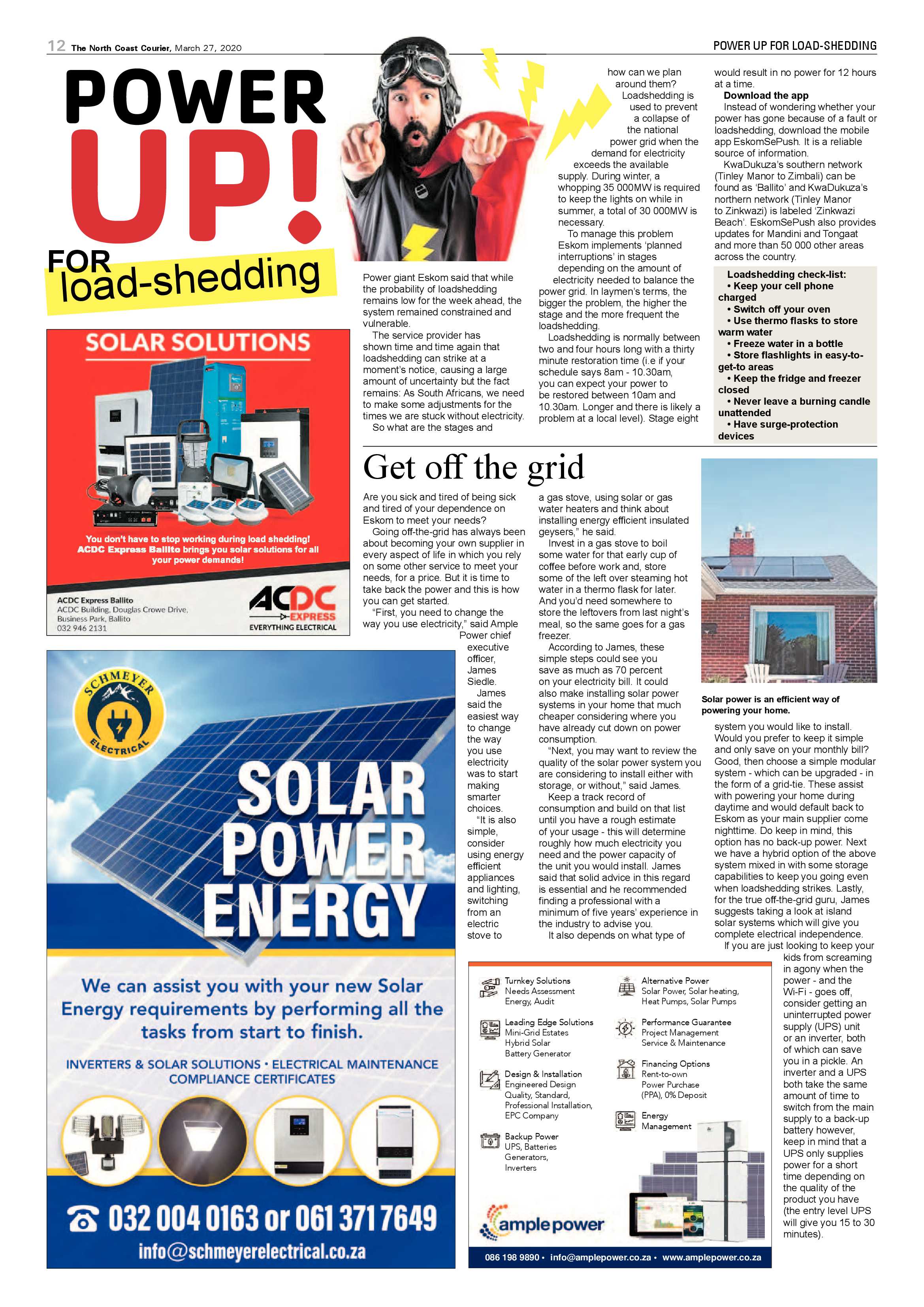 North Coast Courier 27 March 2020 page 12