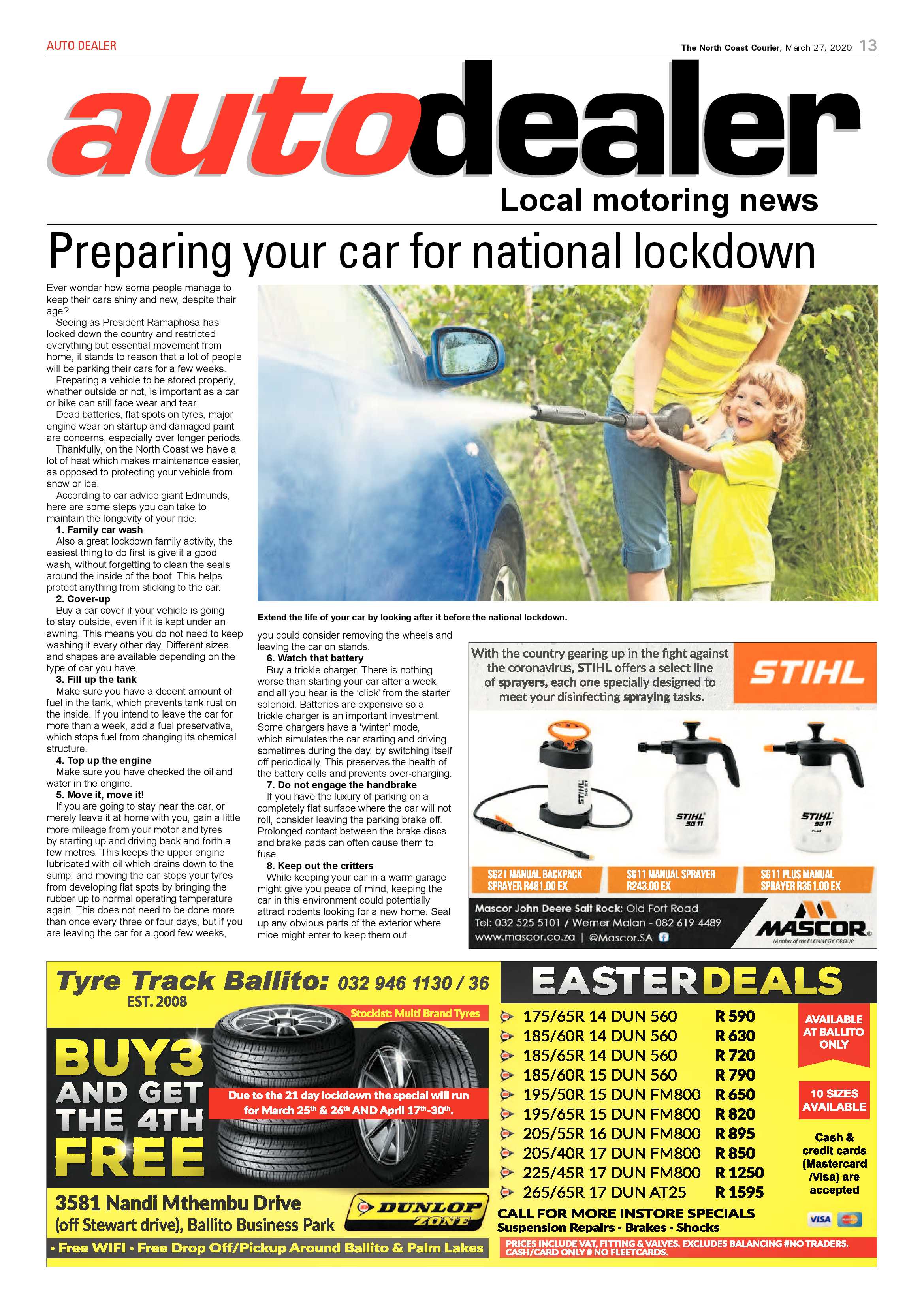 North Coast Courier 27 March 2020 page 13
