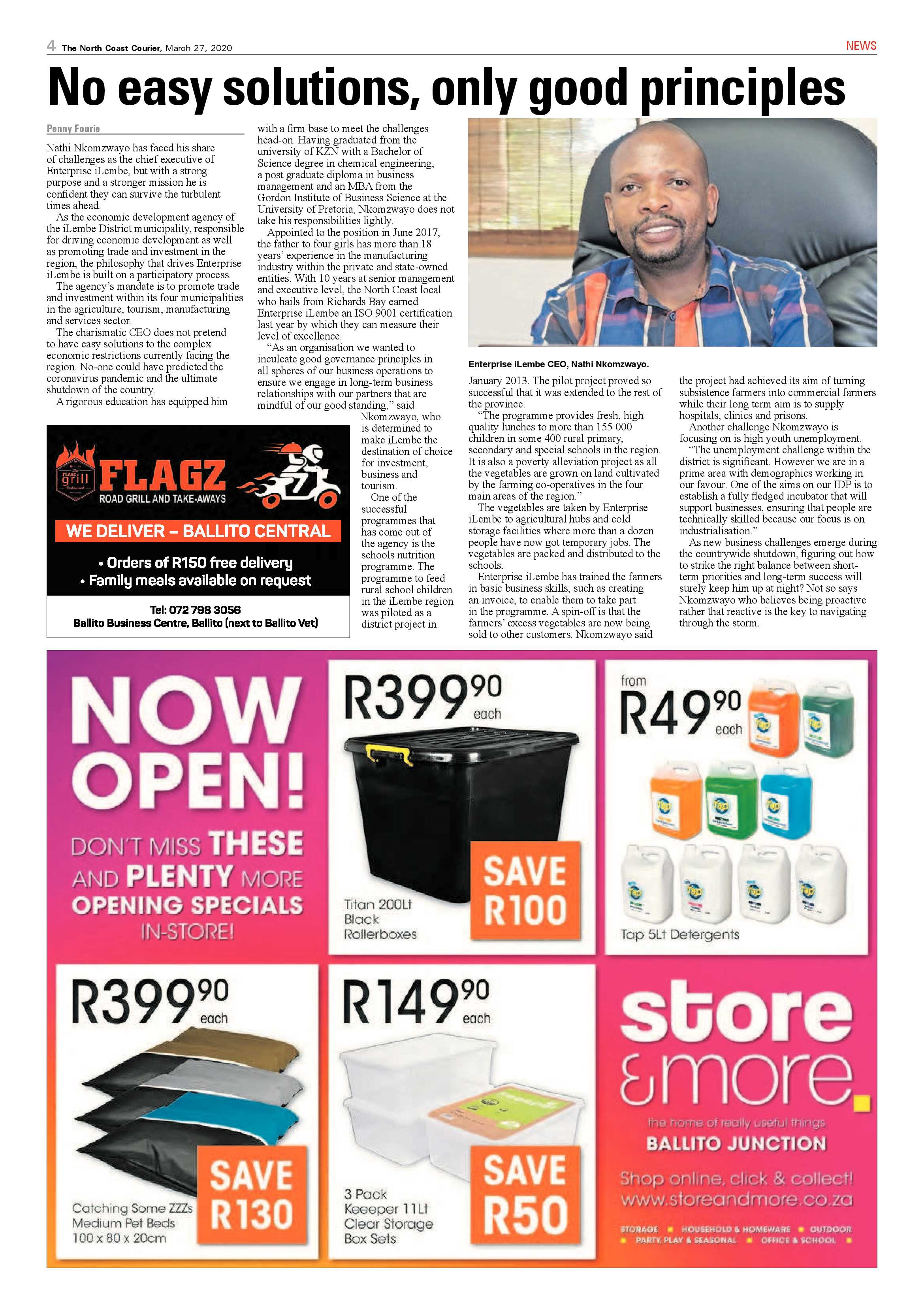 North Coast Courier 27 March 2020 page 4
