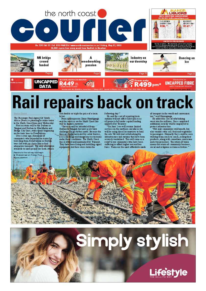 North Coast Courier 27 May 2022 page 1