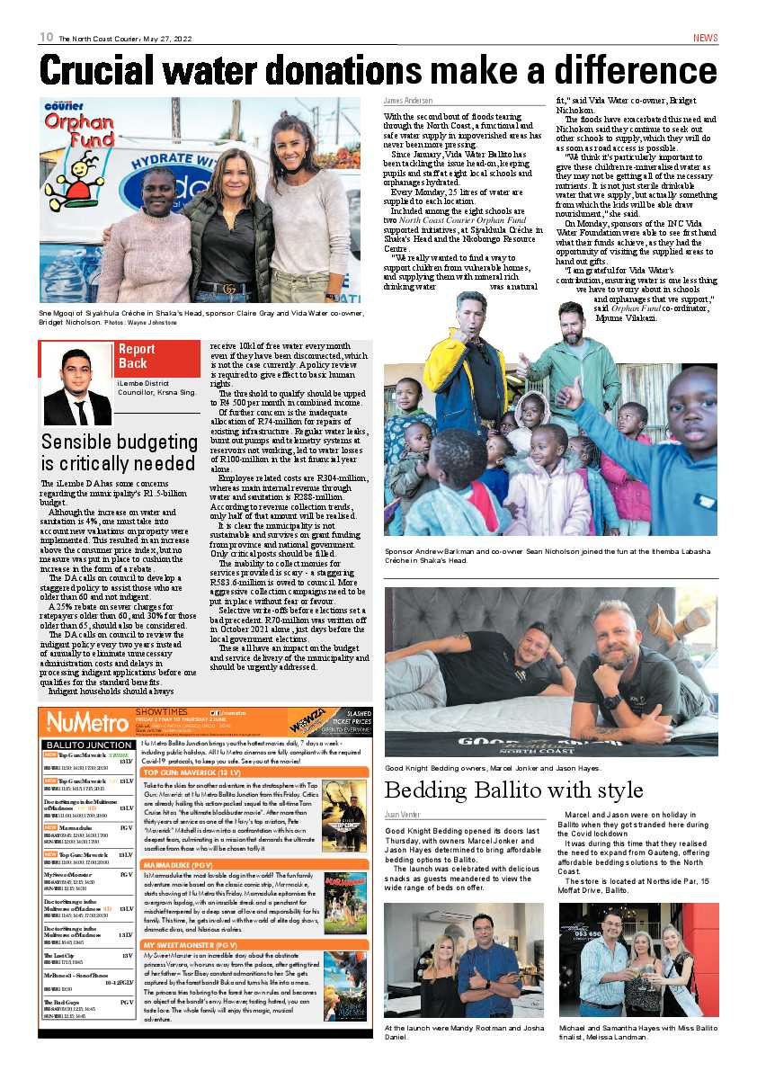 North Coast Courier 27 May 2022 page 10