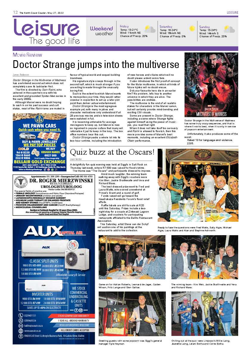 North Coast Courier 27 May 2022 page 12