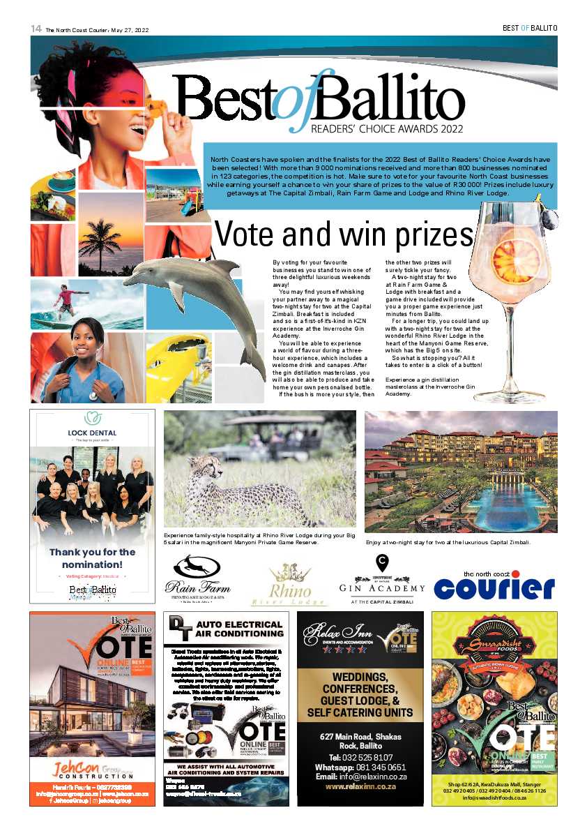 North Coast Courier 27 May 2022 page 14