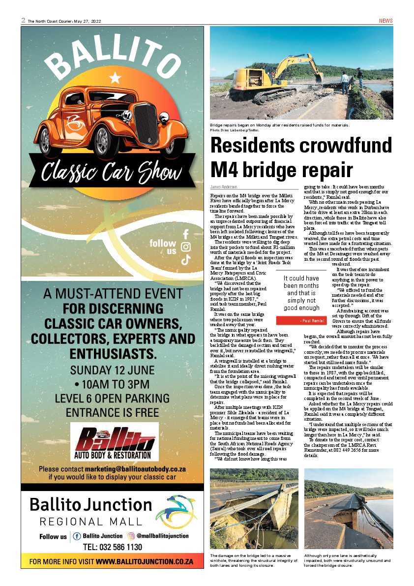 North Coast Courier 27 May 2022 page 2