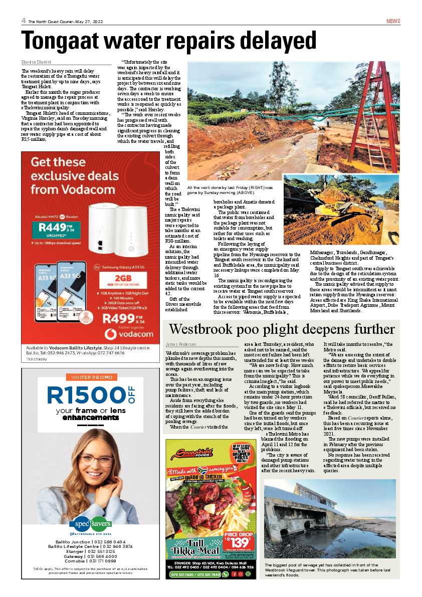 North Coast Courier 27 May 2022 page 4