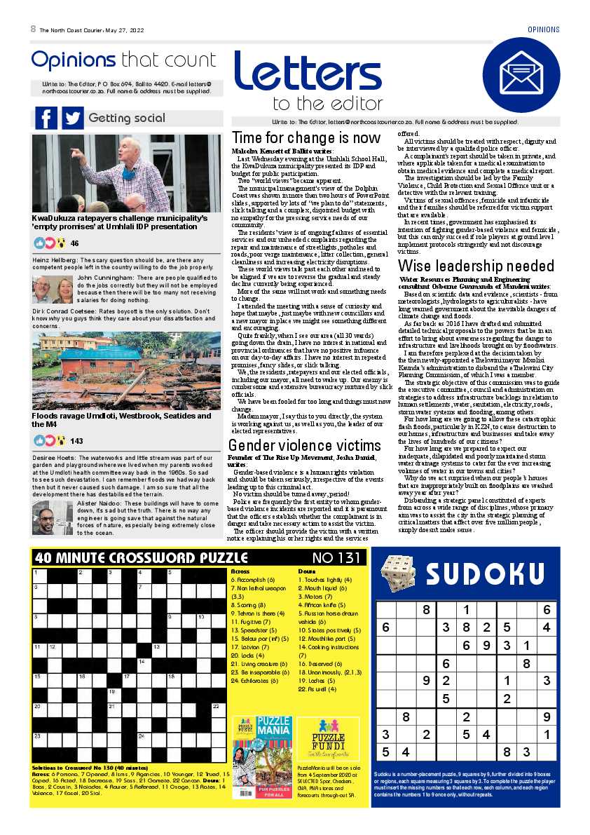 North Coast Courier 27 May 2022 page 8