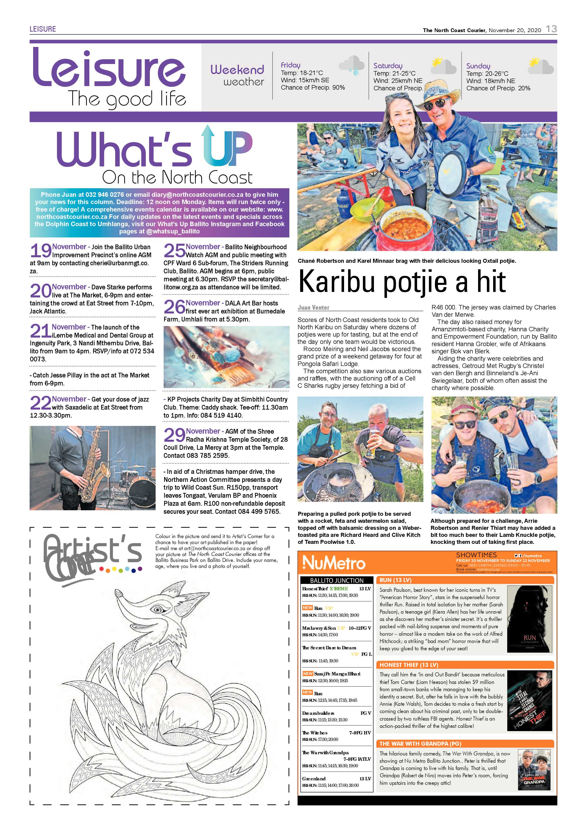 North Coast Courier 27 November 2020 page 13