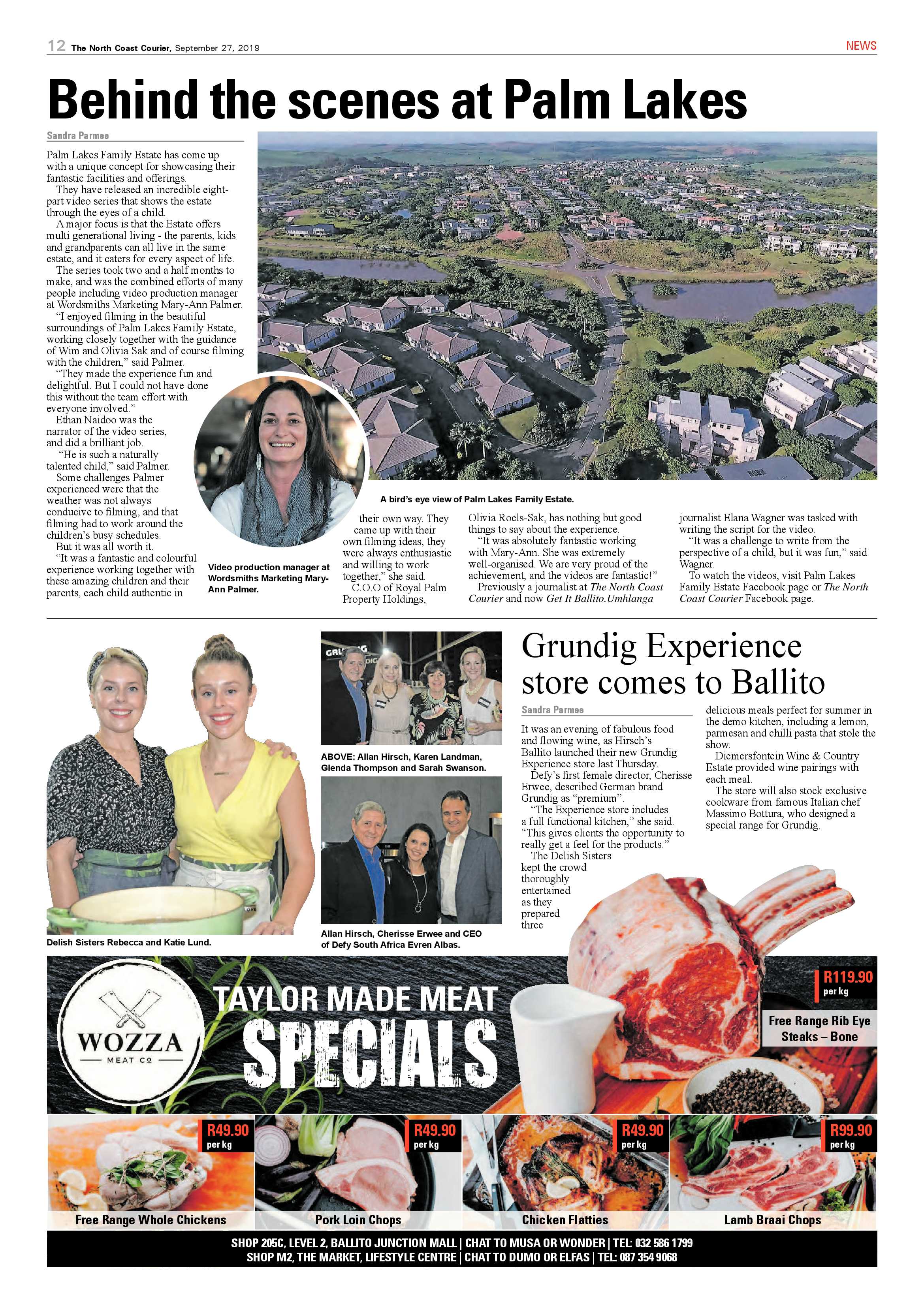 North Coast Courier 27 September 2019 page 12